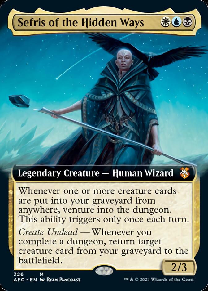 Sefris of the Hidden Ways (Extended Art) [Dungeons & Dragons: Adventures in the Forgotten Realms Commander] | Good Games Morley