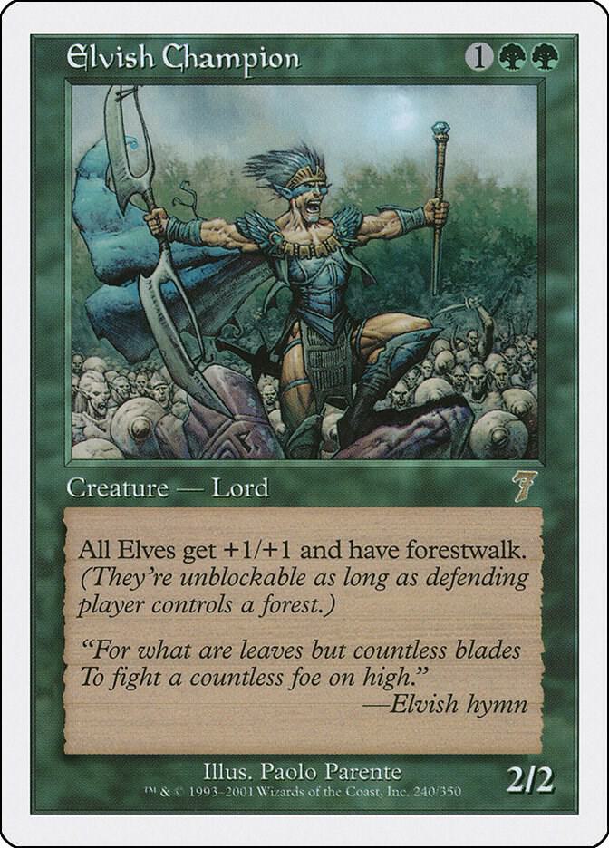 Elvish Champion 240/350 (7th Edition)  | Good Games Morley