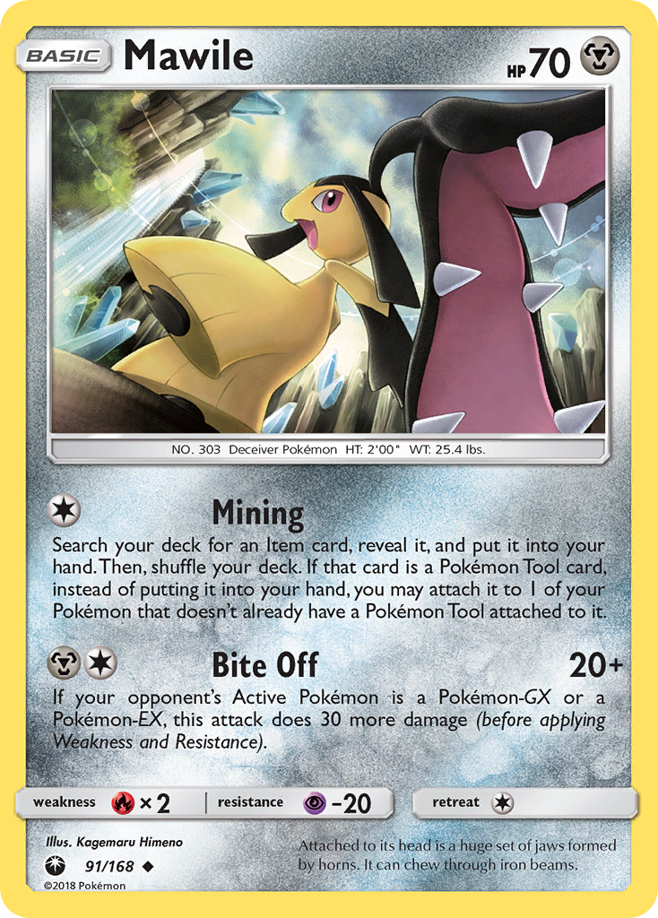 Mawile (91/168) [Sun & Moon: Celestial Storm] | Good Games Morley