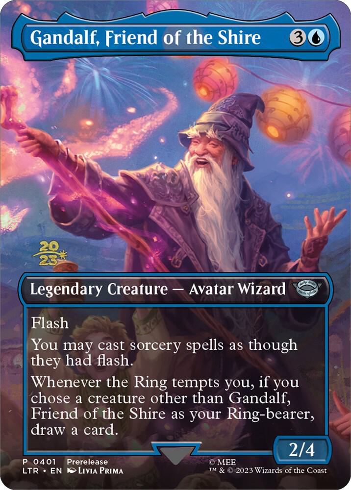 Gandalf Friend of the Shire 401s/86 (Prerelease Cards)  - Foil | Good Games Morley