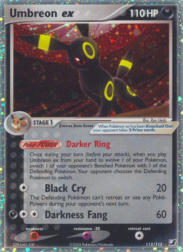 Umbreon ex (112/115) [EX: Unseen Forces] | Good Games Morley