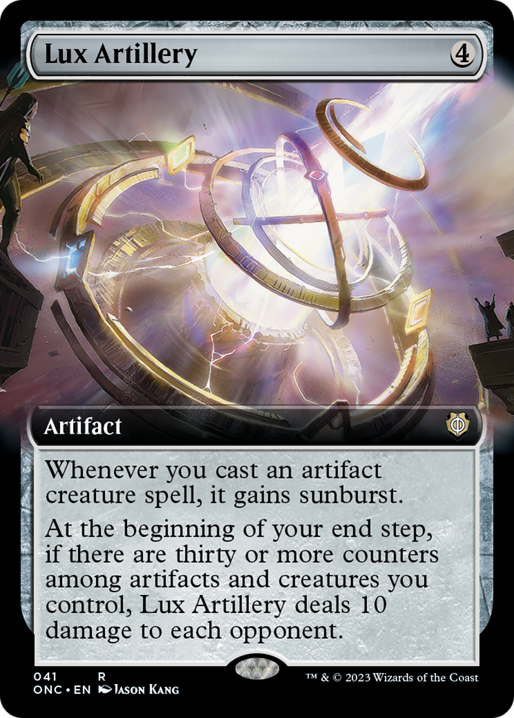 Lux Artillery (Extended Art) [Phyrexia: All Will Be One Commander] | Good Games Morley