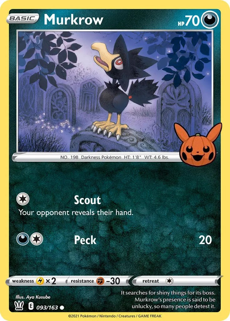 Murkrow (093/163) [Trick or Trade] | Good Games Morley