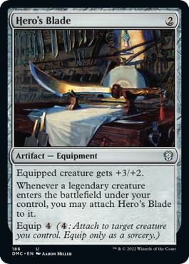 Heros Blade 186/50 (Commander: Dominaria United)  | Good Games Morley