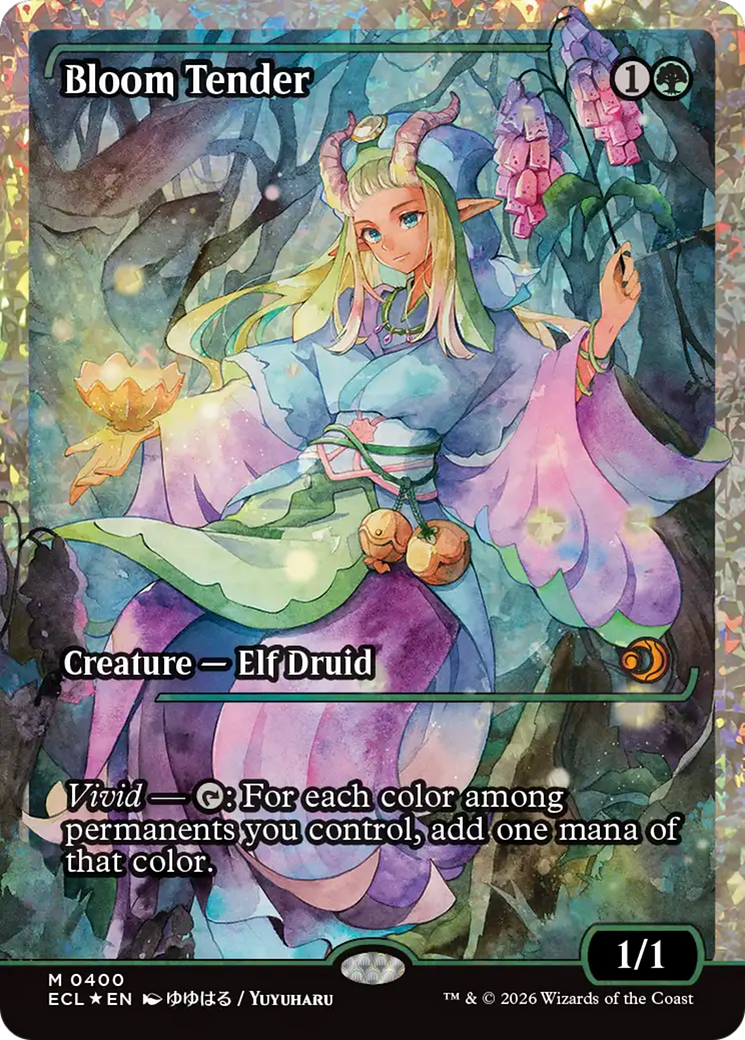 Bloom Tender (0400) (Showcase) (Fracture Foil) [Lorwyn Eclipsed] | Good Games Morley