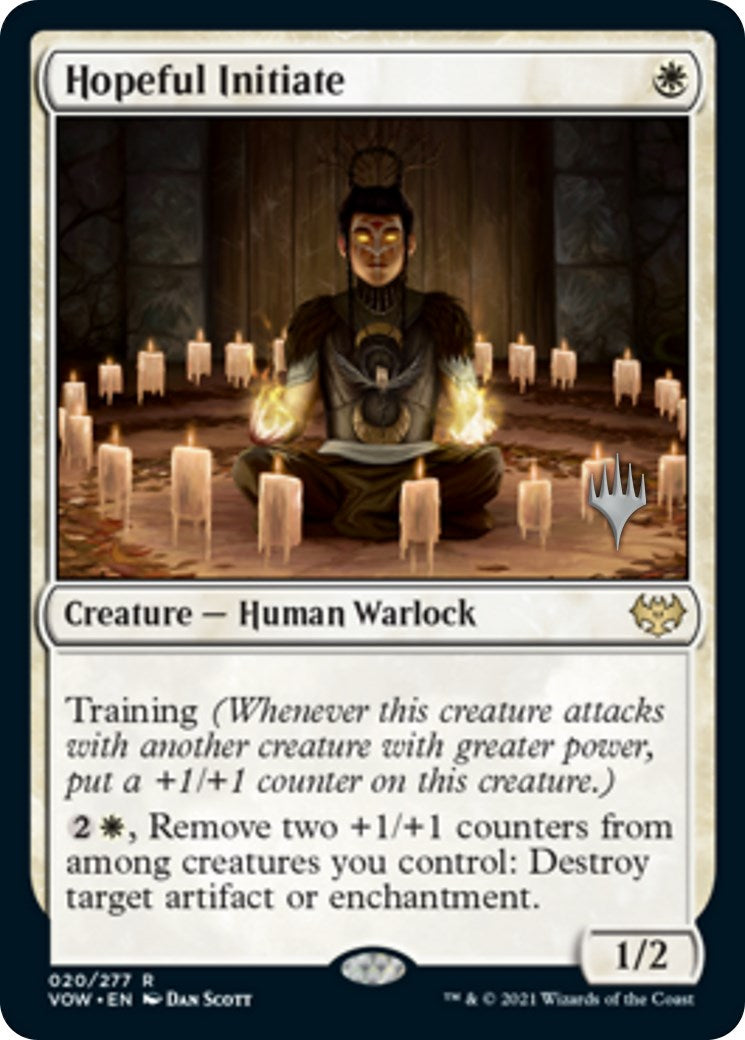Hopeful Initiate (Promo Pack) [Innistrad: Crimson Vow Promos] | Good Games Morley