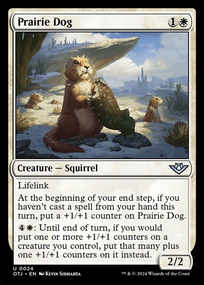 Prairie Dog 24/286 (Outlaws of Thunder Junction)  | Good Games Morley