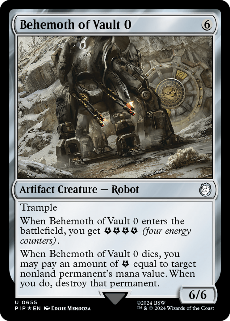Behemoth of Vault 0 (Surge Foil) [Fallout] | Good Games Morley