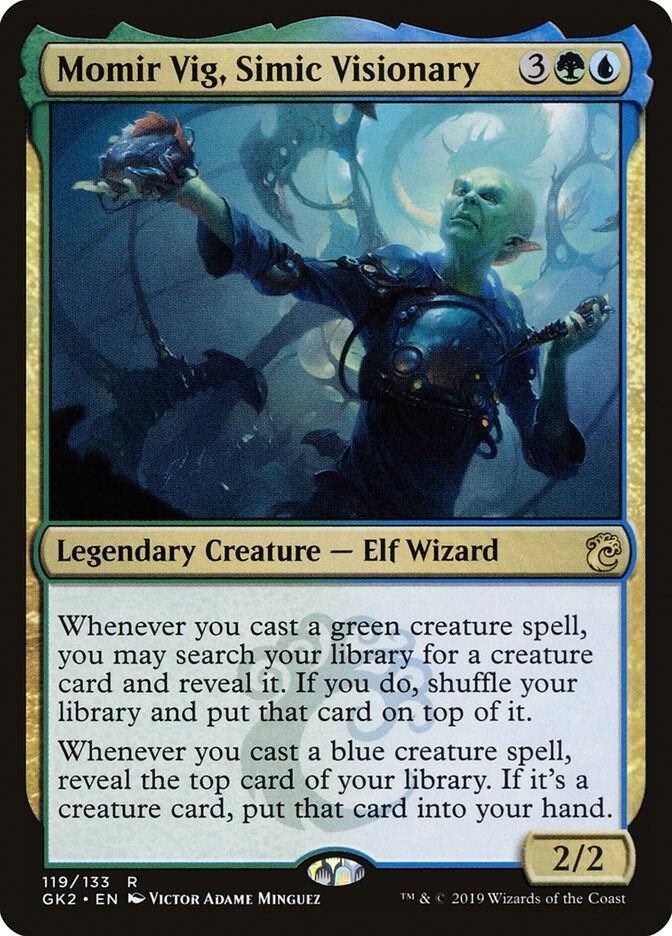 Momir Vig, Simic Visionary 119/133 (Ravnica Allegiance: Guild Kits)  | Good Games Morley