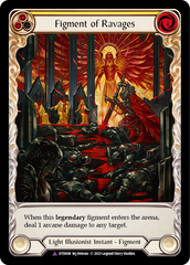 Figment of Ravages // Sekem, Archangel of Ravages (Marvel) [DTD008] (Dusk Till Dawn)  Cold Foil | Good Games Morley