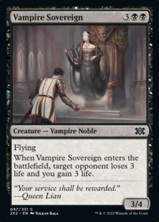 Vampire Sovereign [Double Masters 2022] | Good Games Morley