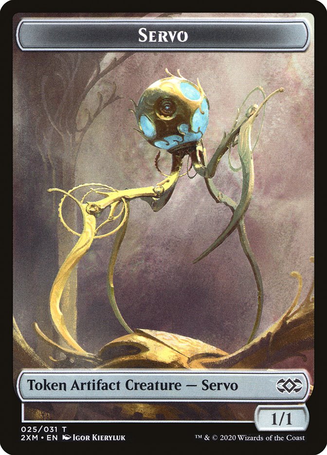Eldrazi Spawn // Servo Double-Sided Token [Double Masters Tokens] | Good Games Morley