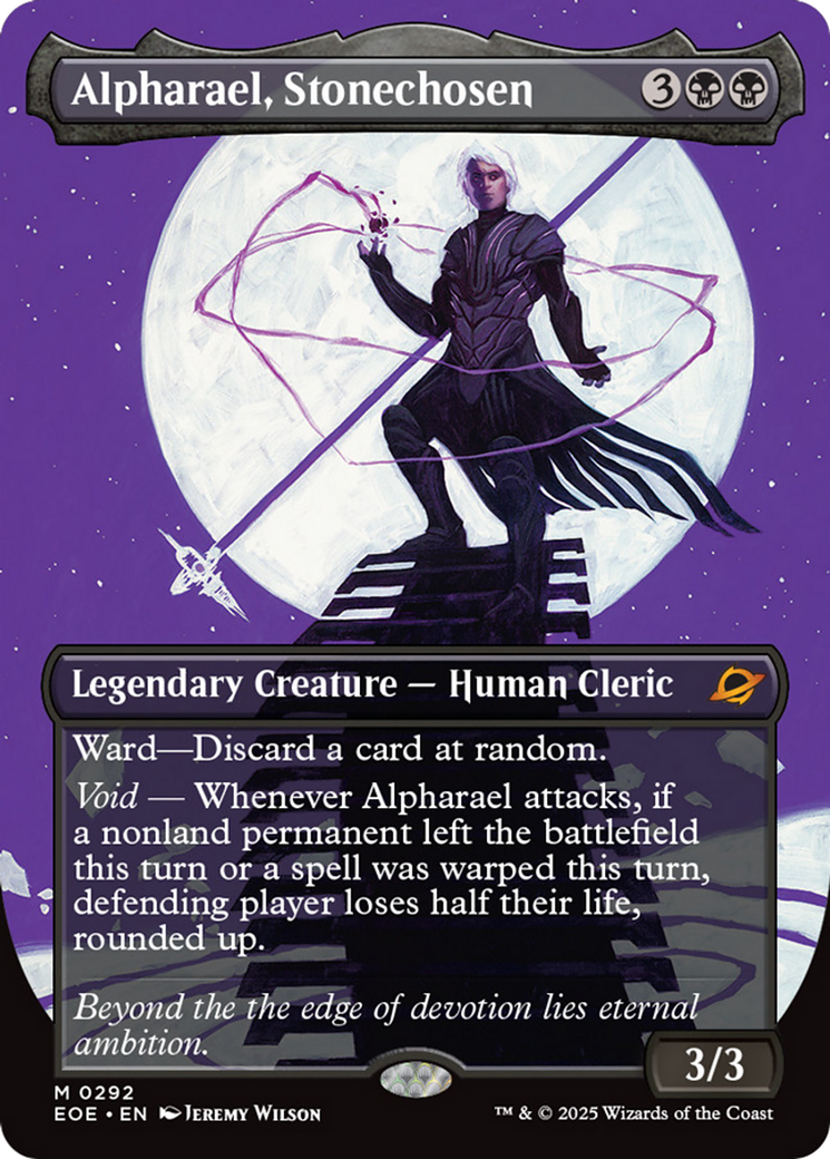 Alpharael, Stonechosen (Borderless) [Edge of Eternities] | Good Games Morley
