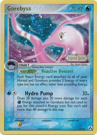 Gorebyss (17/92) (Stamped) [EX: Legend Maker] | Good Games Morley