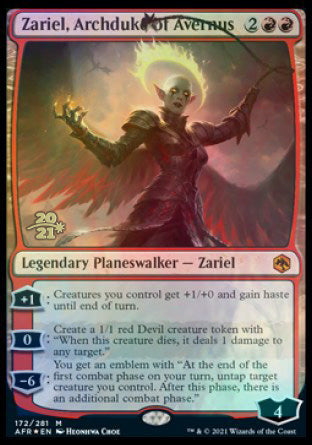 Zariel, Archduke of Avernus [Dungeons & Dragons: Adventures in the Forgotten Realms Prerelease Promos] | Good Games Morley