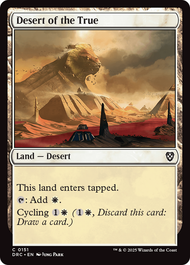 Desert of the True [Aetherdrift Commander] | Good Games Morley