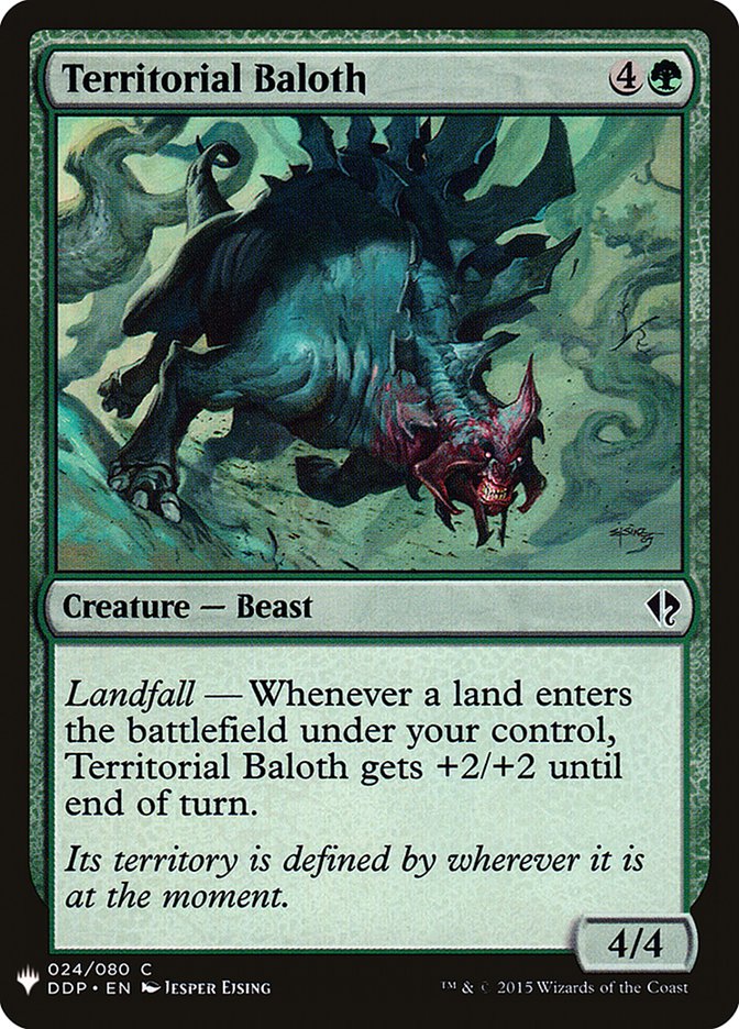 Territorial Baloth [Mystery Booster] | Good Games Morley