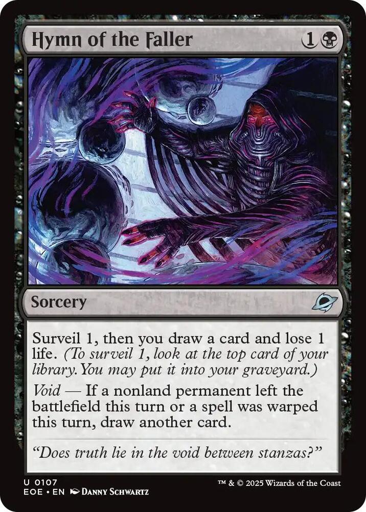 Hymn of the Faller 107/276 (Edge of Eternities)  - Foil | Good Games Morley