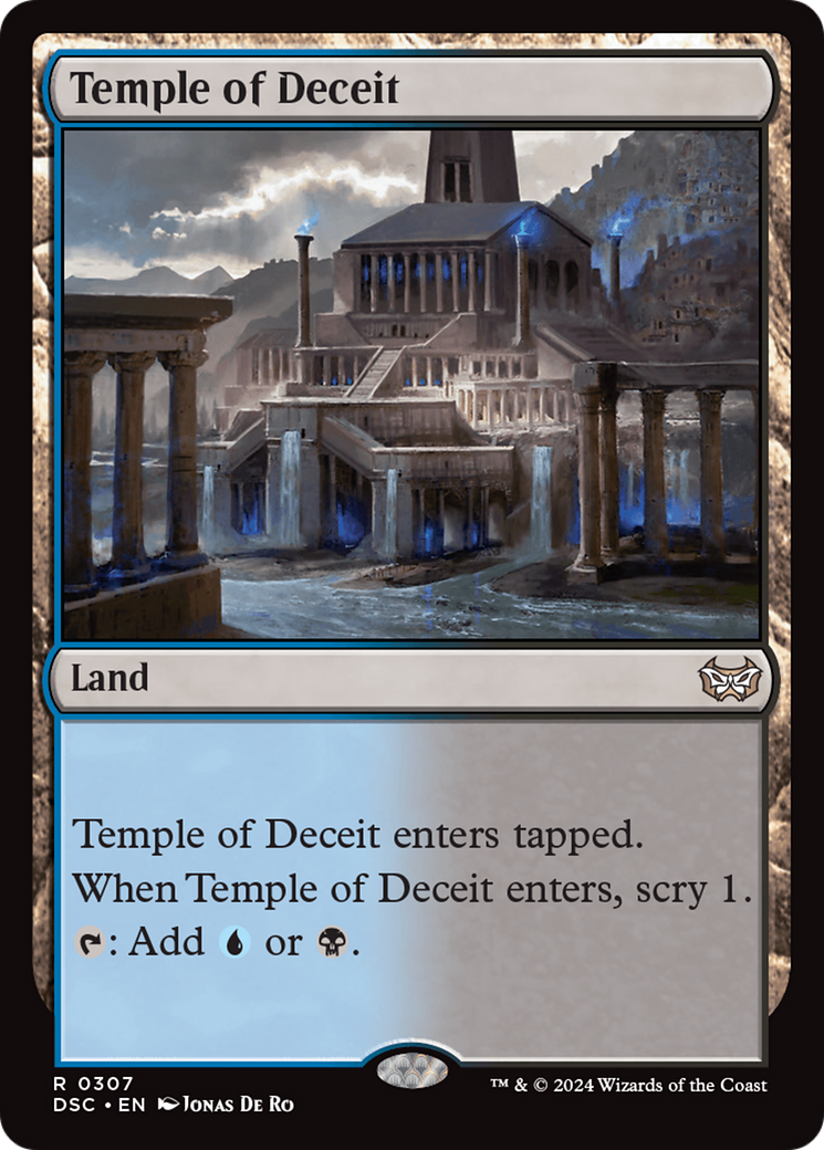 Temple of Deceit [Duskmourn: House of Horror Commander] | Good Games Morley