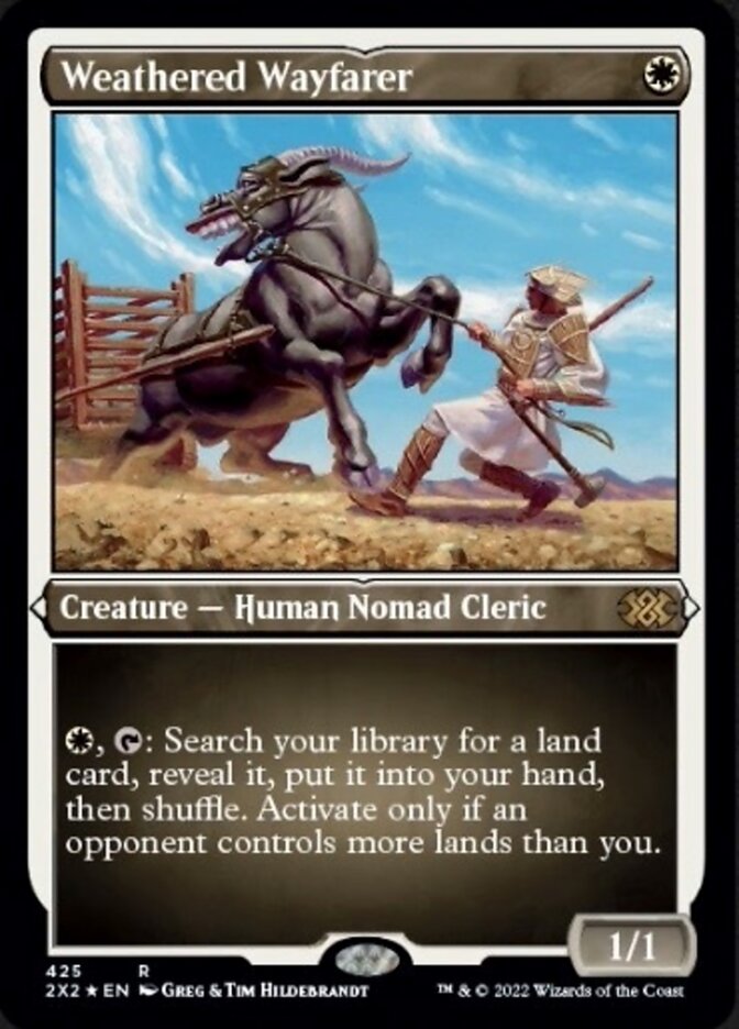Weathered Wayfarer (Foil Etched) [Double Masters 2022] | Good Games Morley