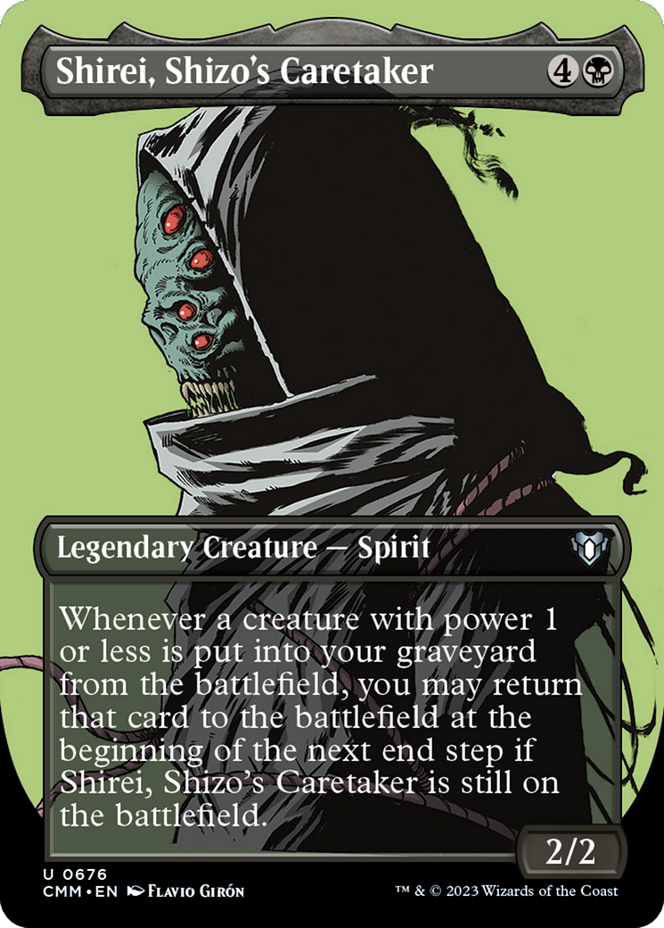 Shirei, Shizo's Caretaker (Borderless Profile) [Commander Masters] | Good Games Morley