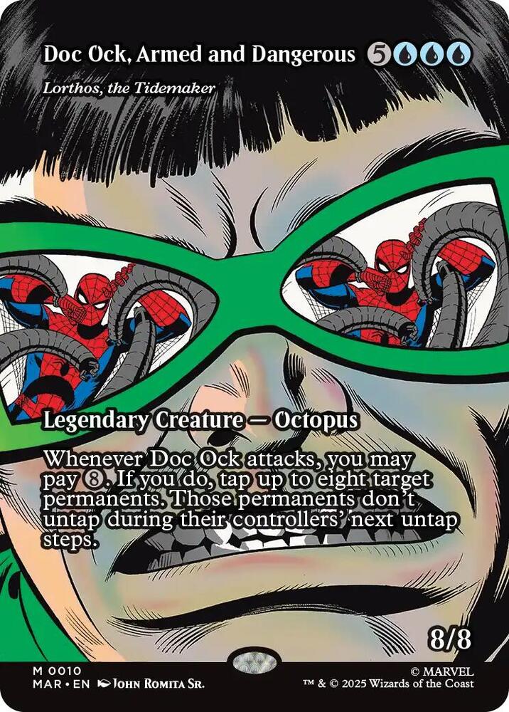 Doc Ock, Armed and Dangerous - Lorthos the Tidemaker 10 (Marvel Universe Eternal-Legal)  - Borderless Foil | Good Games Morley