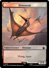 Alien // Dinosaur Double-Sided Token [Doctor Who Tokens] | Good Games Morley