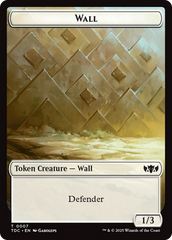 Insect (0023) // Wall Double-Sided Token [Tarkir: Dragonstorm Commander Tokens] | Good Games Morley