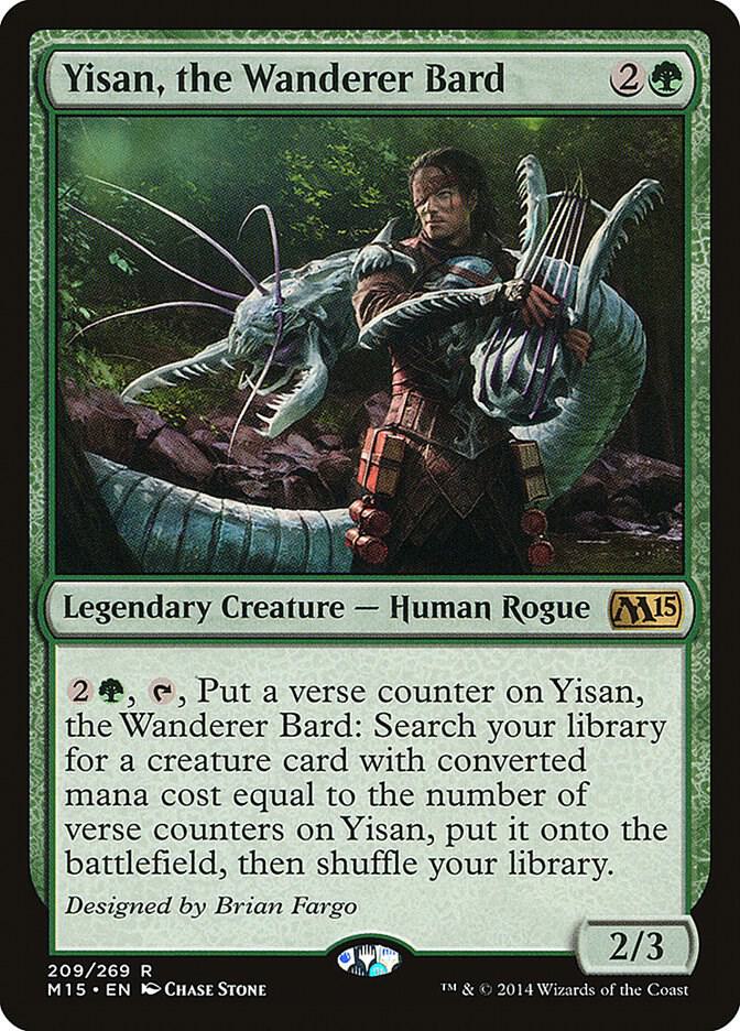 Yisan, the Wanderer Bard 209 (Magic 2015 (M15))  | Good Games Morley