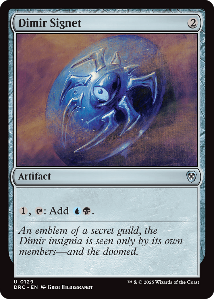 Dimir Signet [Aetherdrift Commander] | Good Games Morley