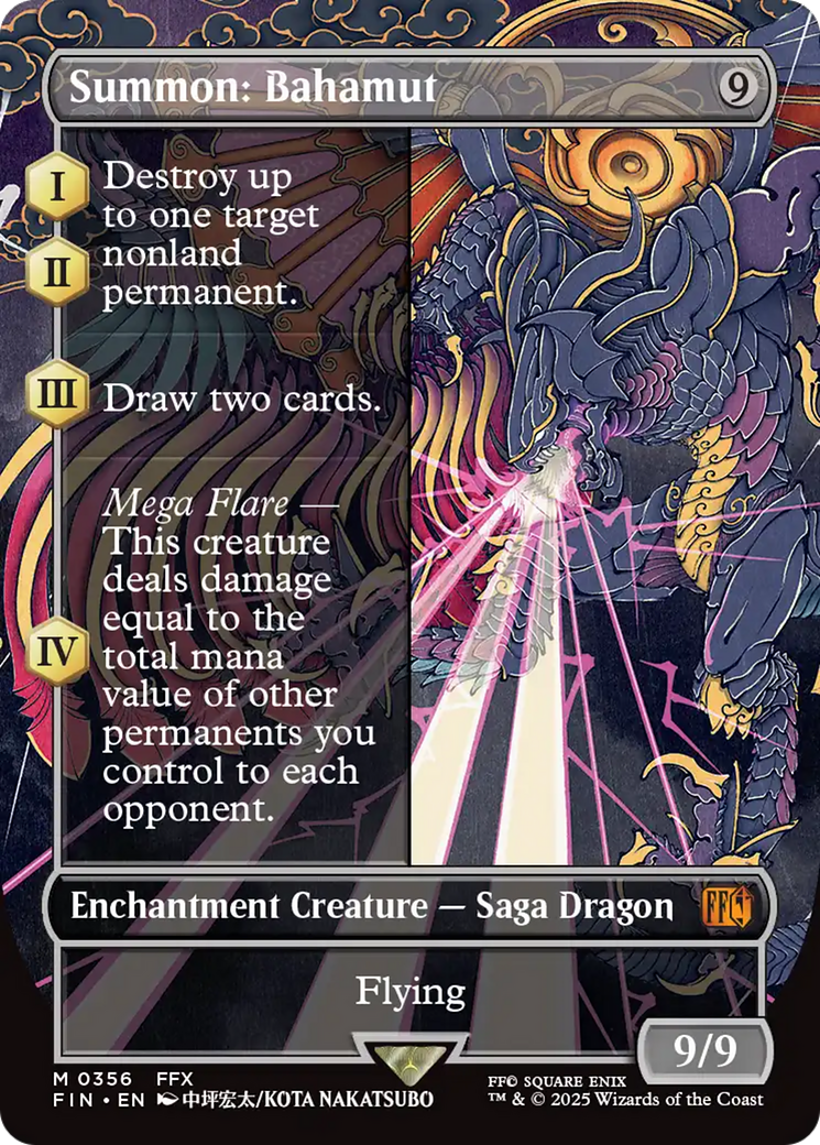 Summon: Bahamut (Borderless) [FINAL FANTASY] | Good Games Morley
