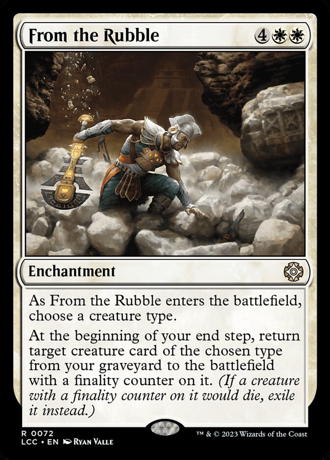 From the Rubble 72 (Commander: The Lost Caverns of Ixalan)  | Good Games Morley
