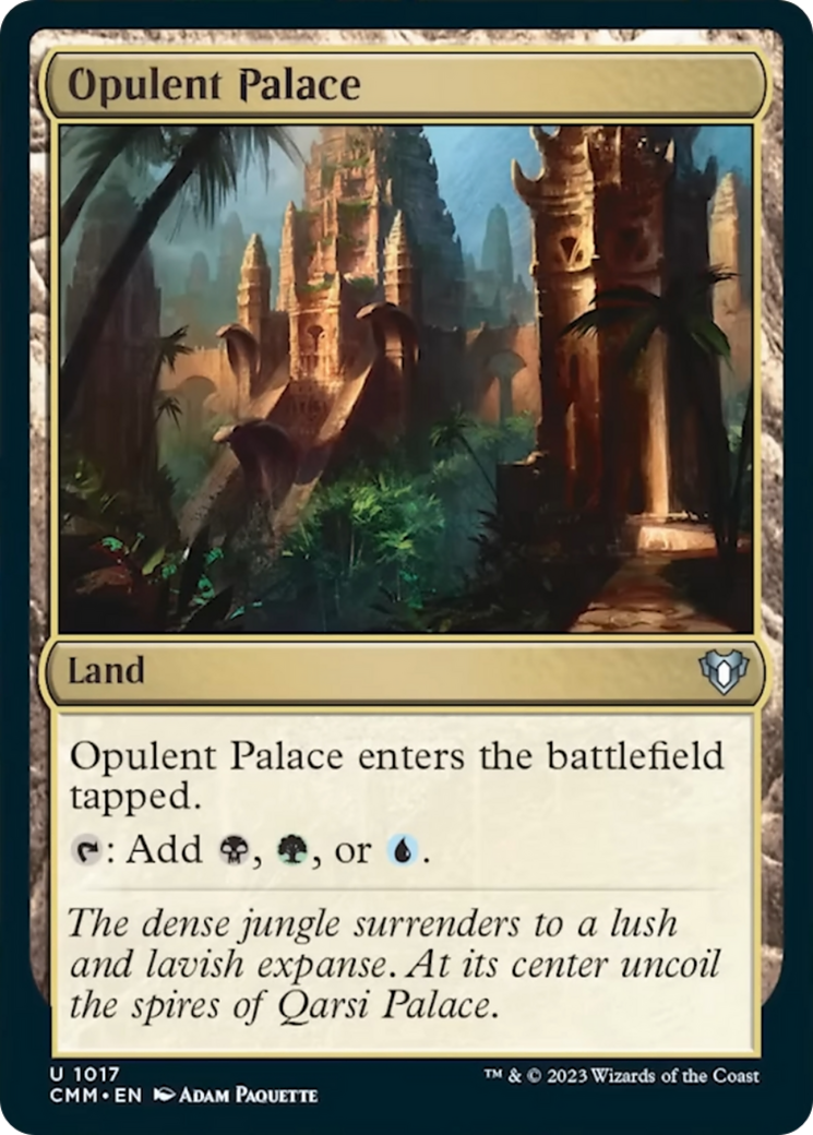 Opulent Palace [Commander Masters] | Good Games Morley