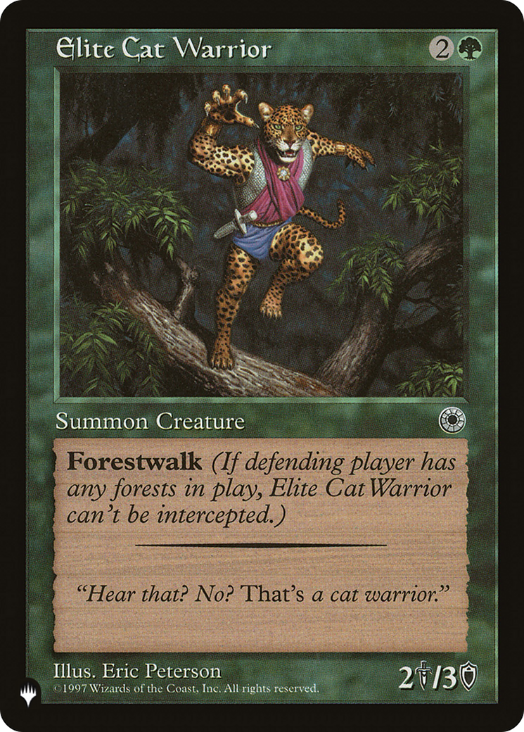 Elite Cat Warrior (Flavor Text) [The List] | Good Games Morley