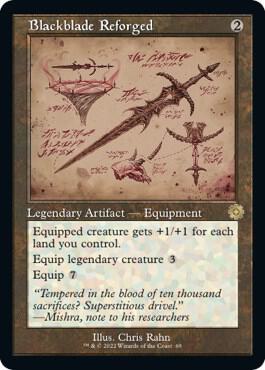 Blackblade Reforged Schematic 69/63 (The Brothers' War: Retro Frame Artifacts)  - Foil | Good Games Morley