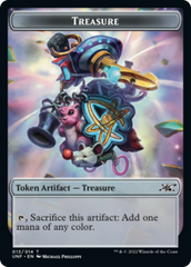 Clown Robot (003) // Treasure (013) Double-Sided Token [Unfinity Tokens] | Good Games Morley