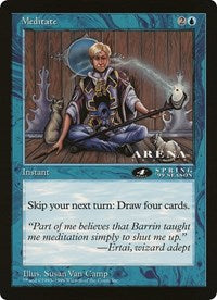 Meditate (4th Place) (Oversized) [Oversize Cards] | Good Games Morley
