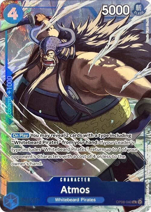 Atmos (PCC Vol.3) OP08-040 (One Piece Promotion Cards)  - Alternate Art Foil | Good Games Morley