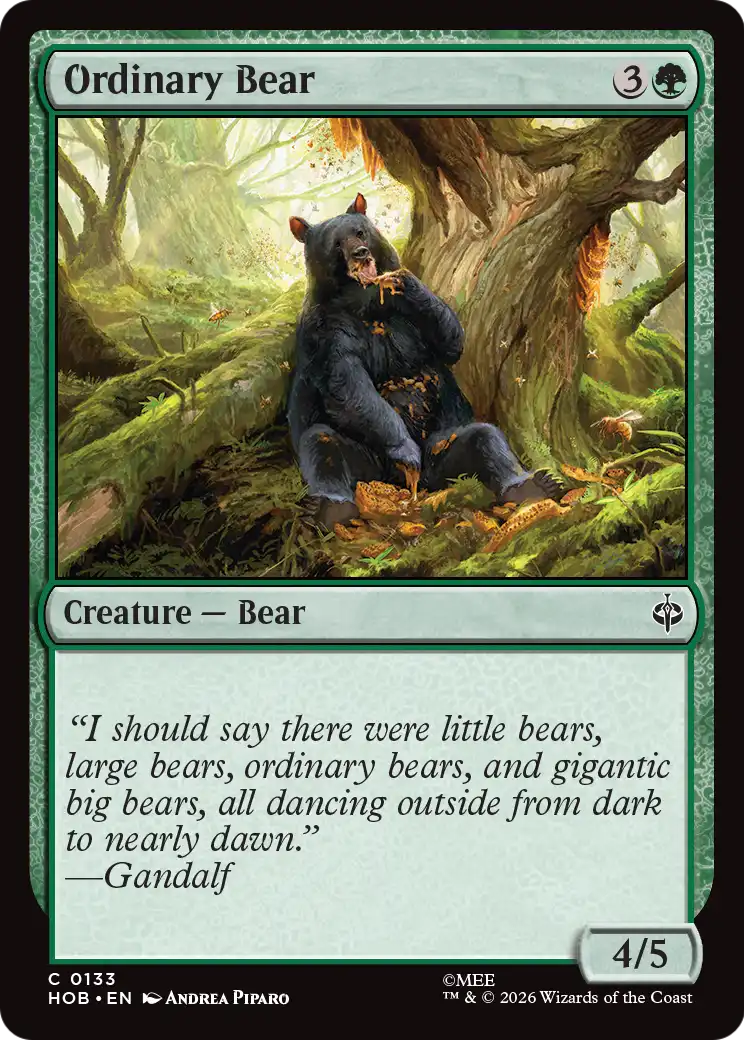 Ordinary Bear [The Hobbit] | Good Games Morley