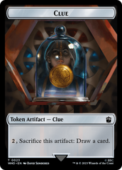 Alien // Clue (0023) Double-Sided Token [Doctor Who Tokens] | Good Games Morley
