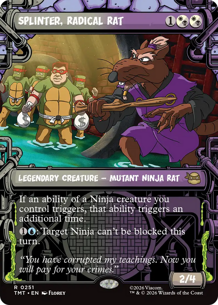 Splinter, Radical Rat (Showcase) [Teenage Mutant Ninja Turtles] | Good Games Morley