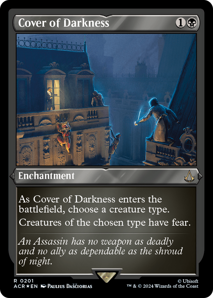 Cover of Darkness (Foil Etched) [Assassin's Creed] | Good Games Morley