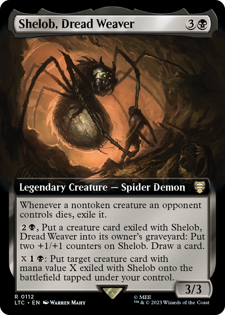 Shelob, Dread Weaver (Extended Art) [The Lord of the Rings: Tales of Middle-Earth Commander] | Good Games Morley