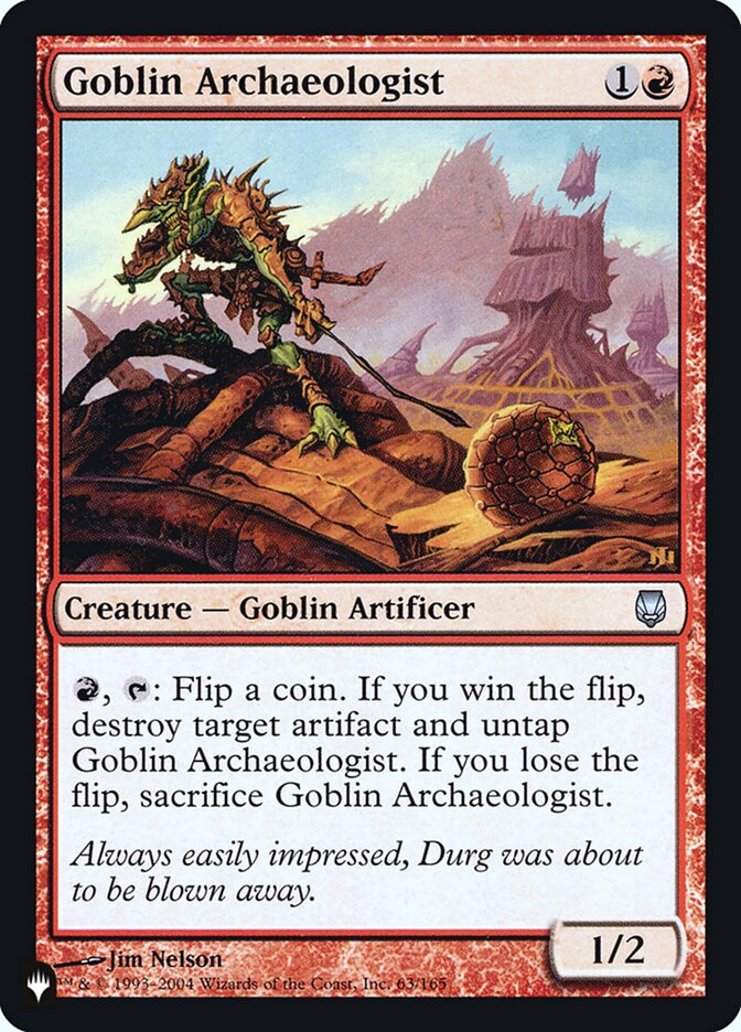 Goblin Archaeologist [Secret Lair: Heads I Win, Tails You Lose] | Good Games Morley