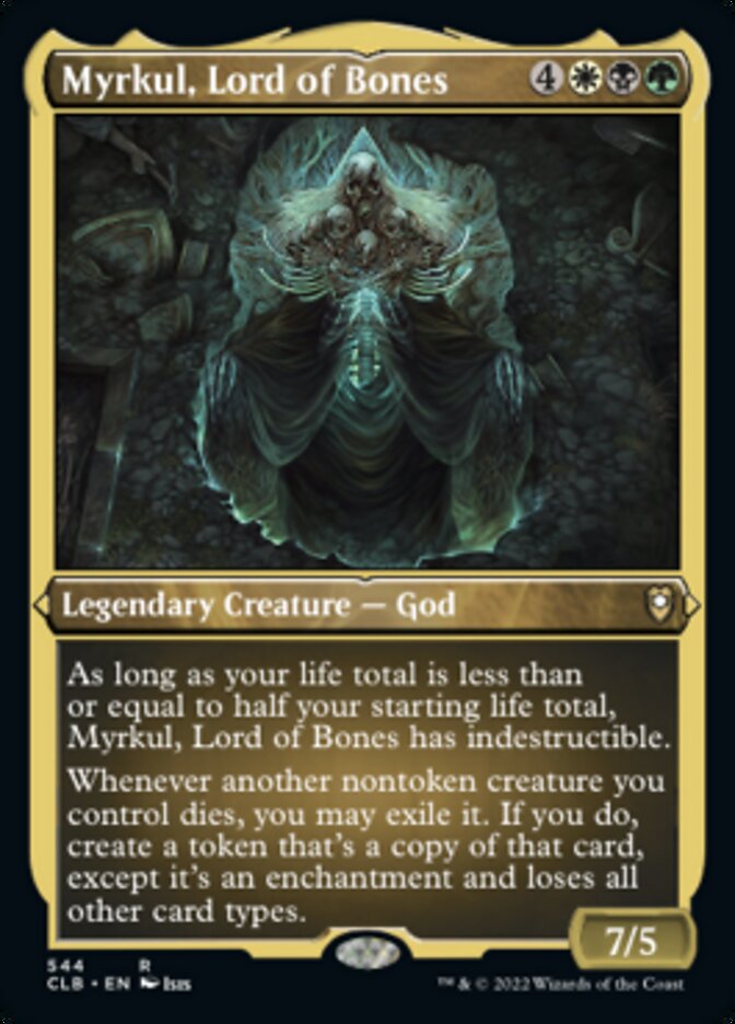 Myrkul, Lord of Bones (Foil Etched) [Commander Legends: Battle for Baldur's Gate] | Good Games Morley