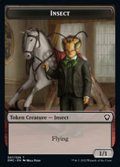 Soldier // Insect Double-Sided Token [Dominaria United Tokens] | Good Games Morley