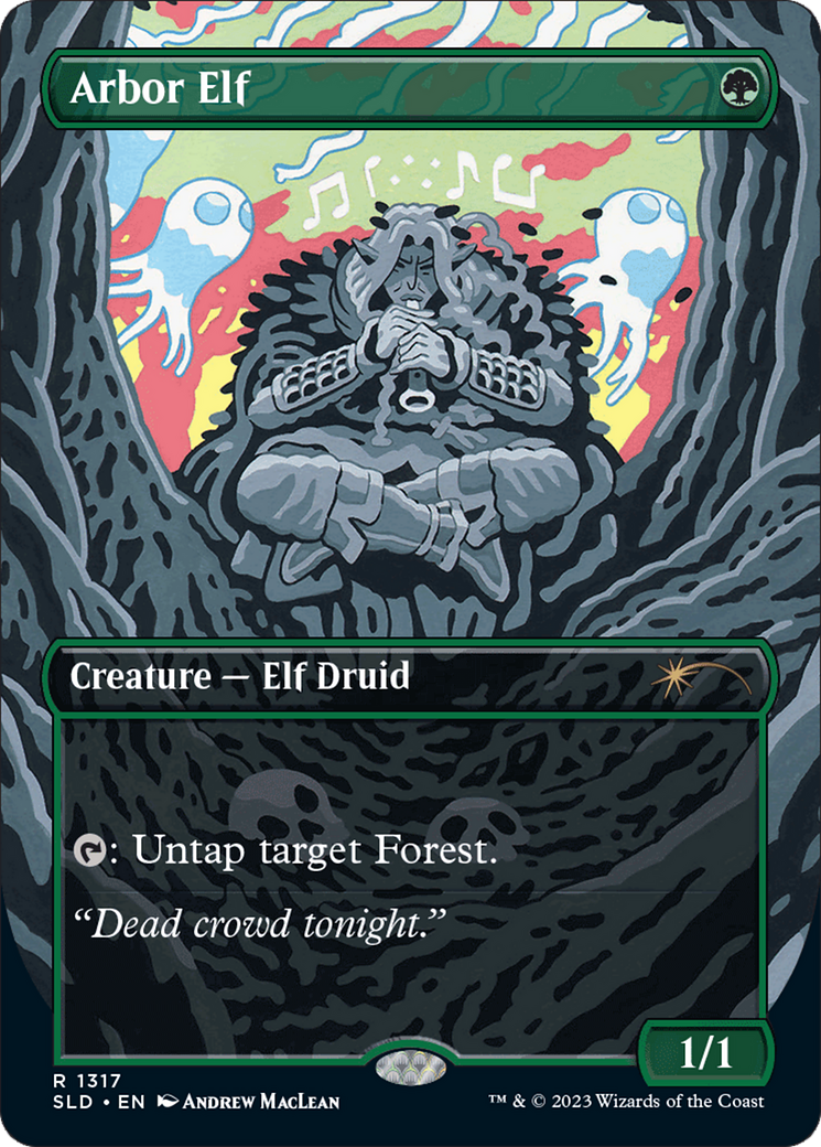 Arbor Elf (Rainbow Foil) [Secret Lair Drop Series] | Good Games Morley