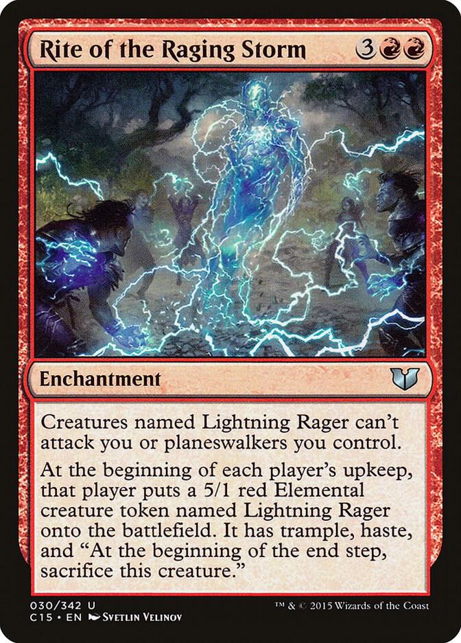 Rite of the Raging Storm 30/342 (Commander 2015)  | Good Games Morley