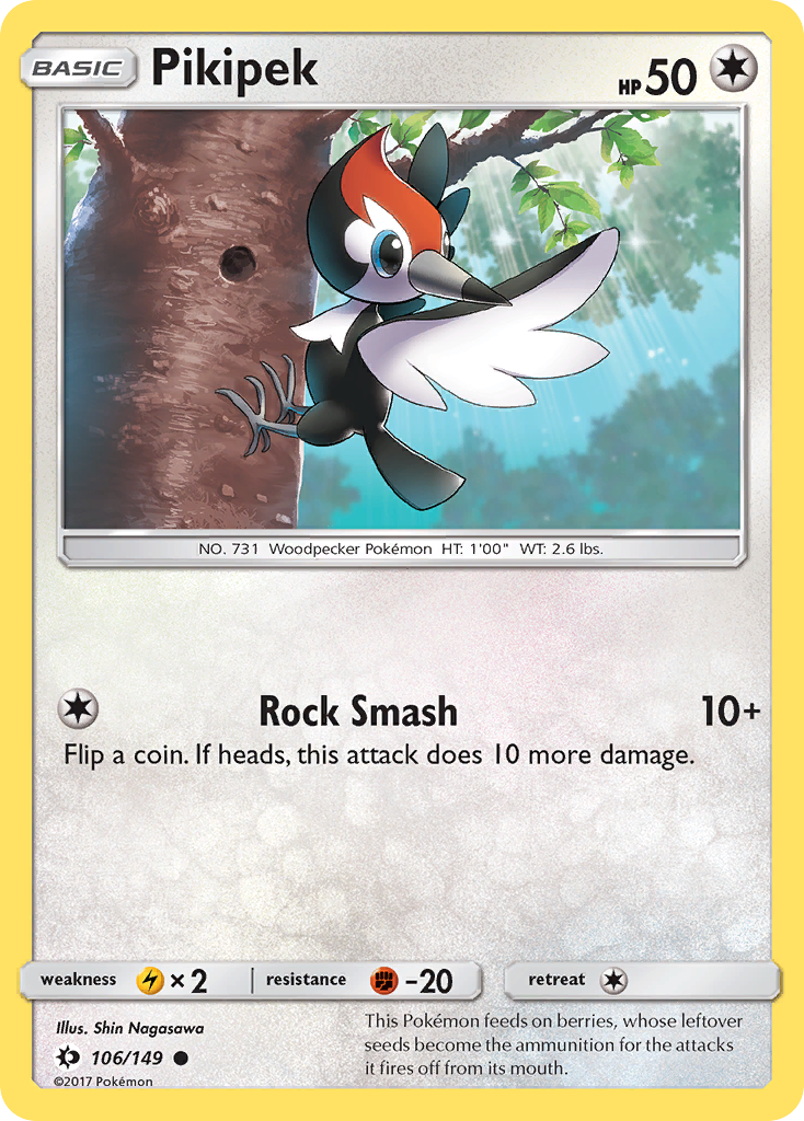 Pikipek (106/149) [Sun & Moon: Base Set] | Good Games Morley