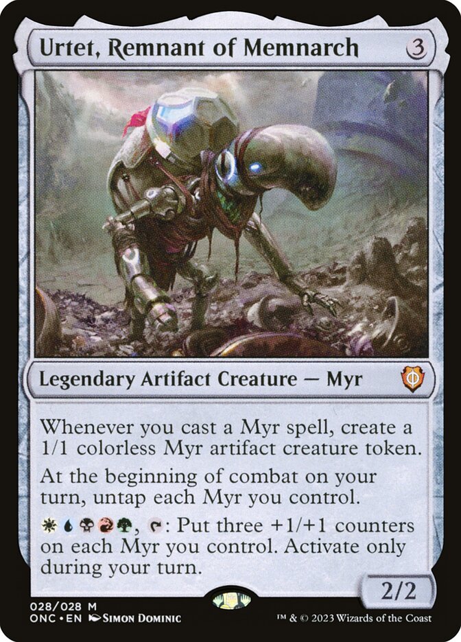 Urtet, Remnant of Memnarch 28 (Commander: Phyrexia: All Will Be One)  | Good Games Morley